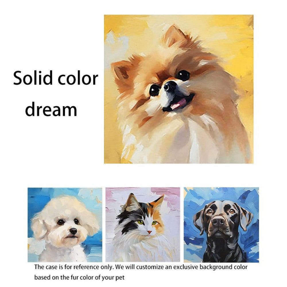Custom Pet Portraits — Artistic paintings of cats and dogs drawn from your photos