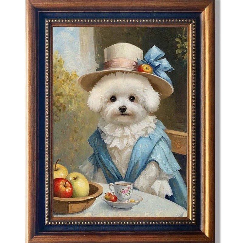 Custom Pet Portrait Painting – Personalized Dog & Cat Oil Portraits