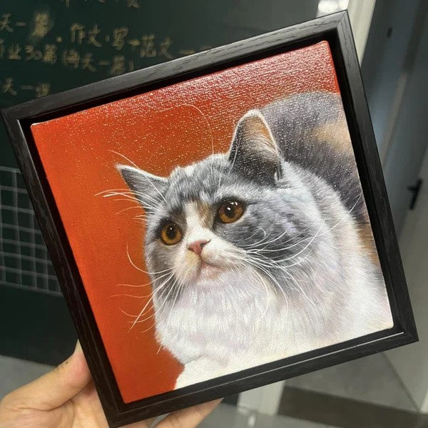 Custom Pet Portraits — Artistic paintings of cats and dogs drawn from your photos