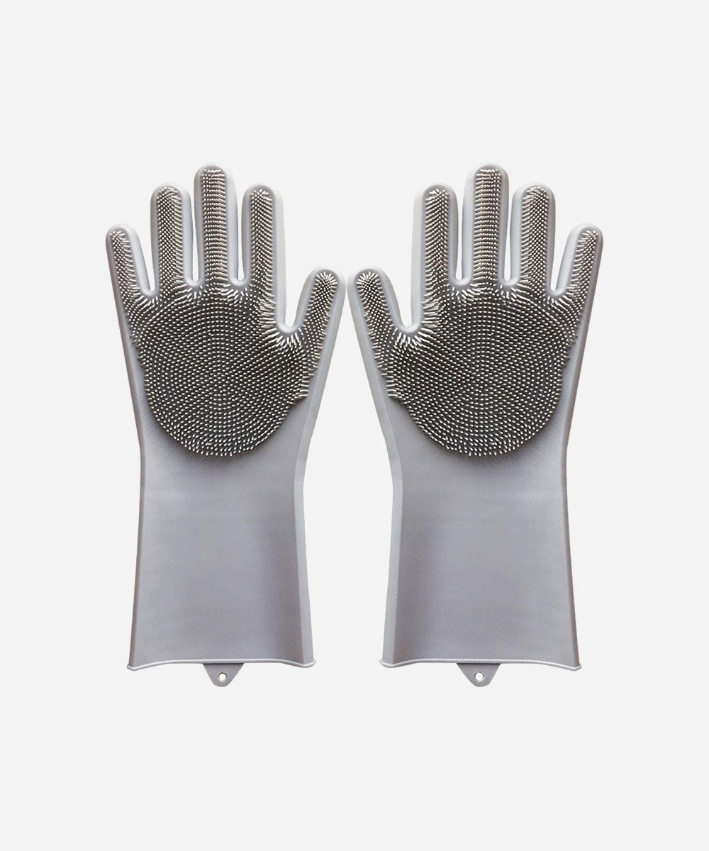 Silicone Glove Cleaning Sponge, Dishwashing Gloves