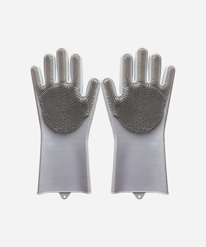 Silicone Glove Cleaning Sponge, Dishwashing Gloves