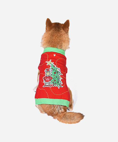 Maxtil Dog Christmas Sweater Dog Cat Autumn