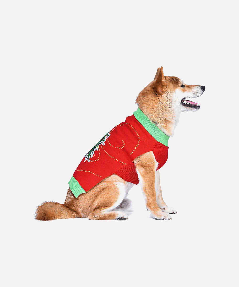 Maxtil Dog Christmas Sweater Dog Cat Autumn