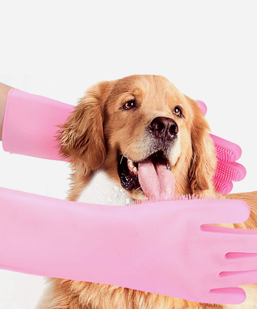 Silicone Glove Cleaning Sponge, Dishwashing Gloves