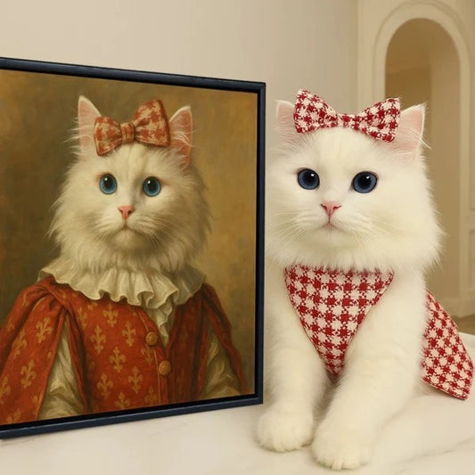 Custom Pet Portraits — Artistic paintings of cats and dogs drawn from your photos